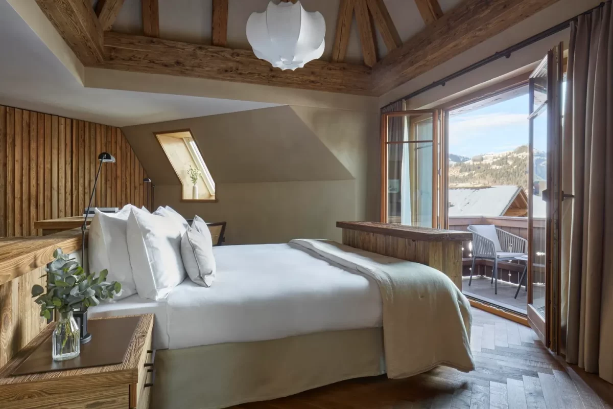 The new Mansard hotel in Gstaad Top Suite